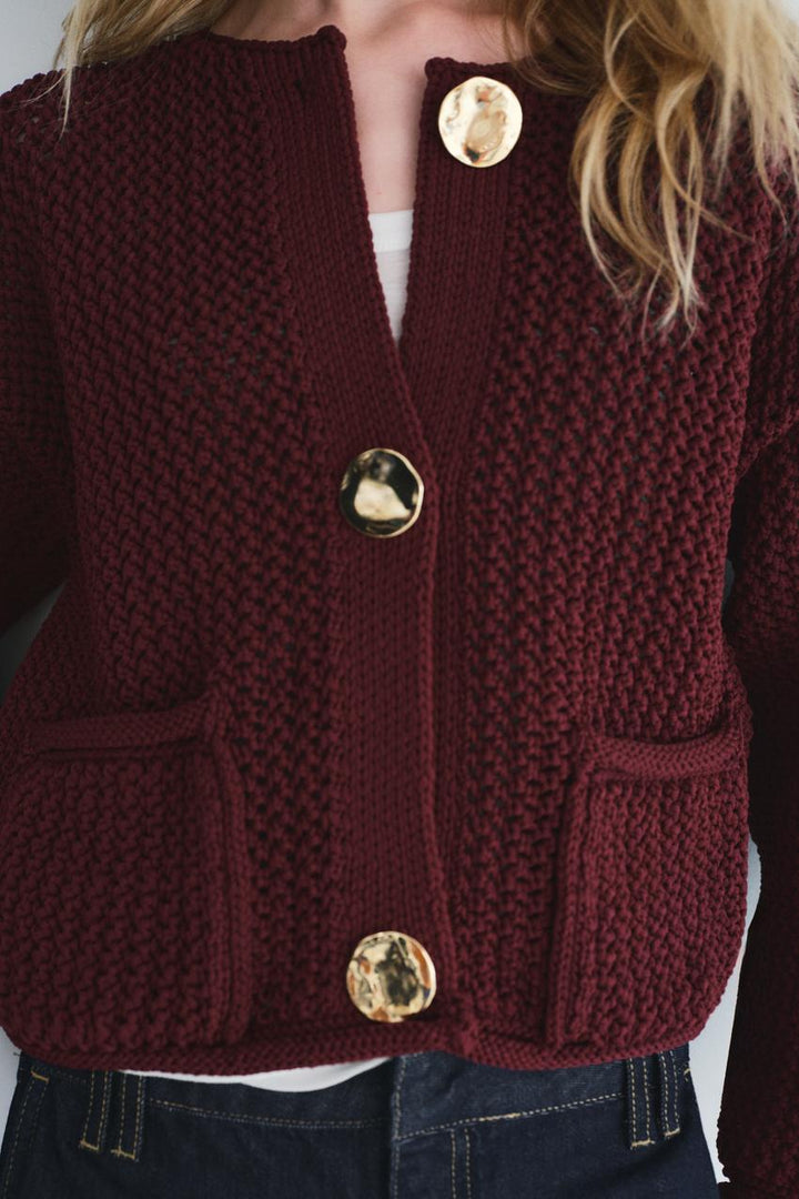 DEMI | Cardigan tricoté avec boutons